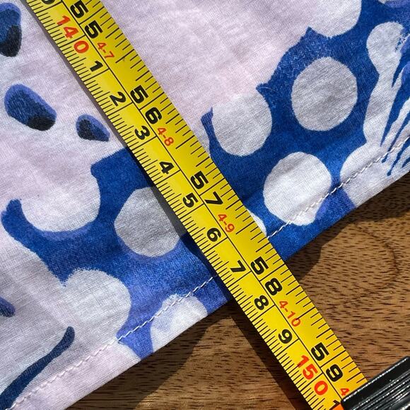 NWT Loft Fish Print Double Side Tie Maxi Dress Size XL Resort Beach Tropical - Picture 15 of 15